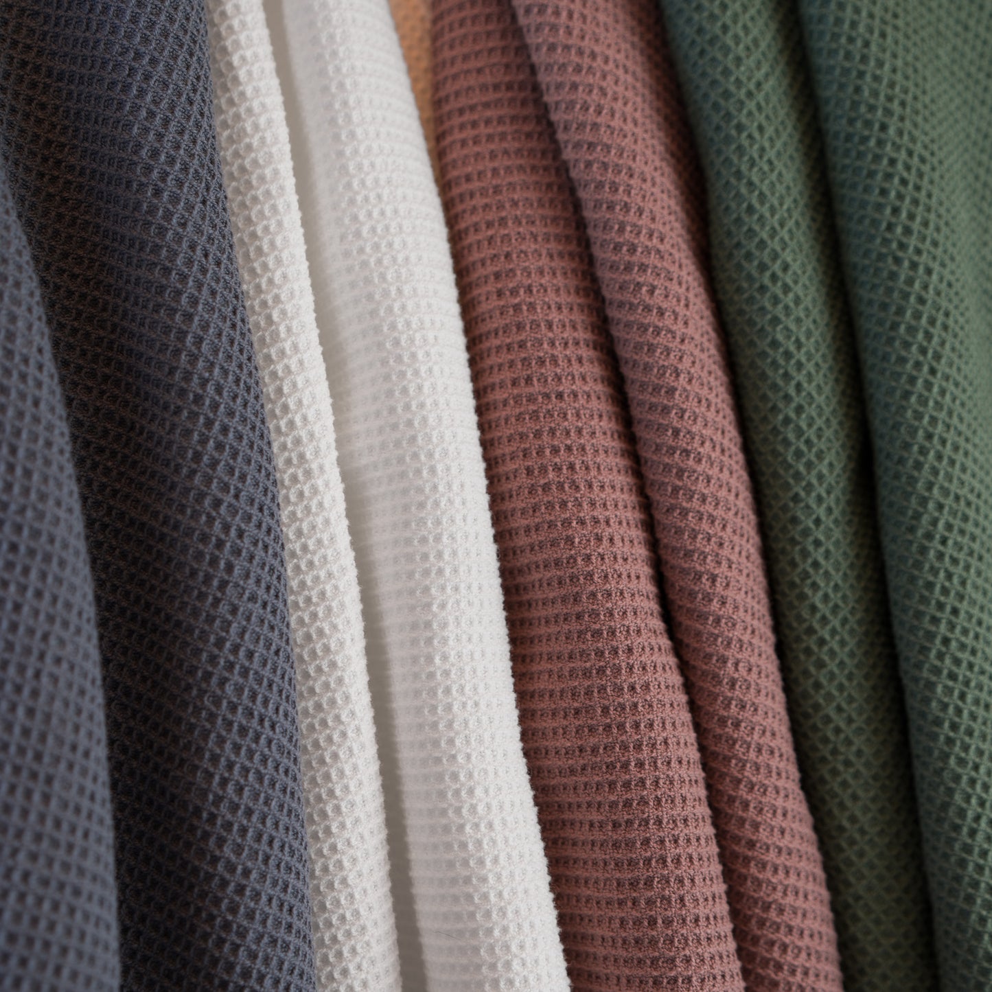 Organic 7pc Waffle Bath Sheet Set