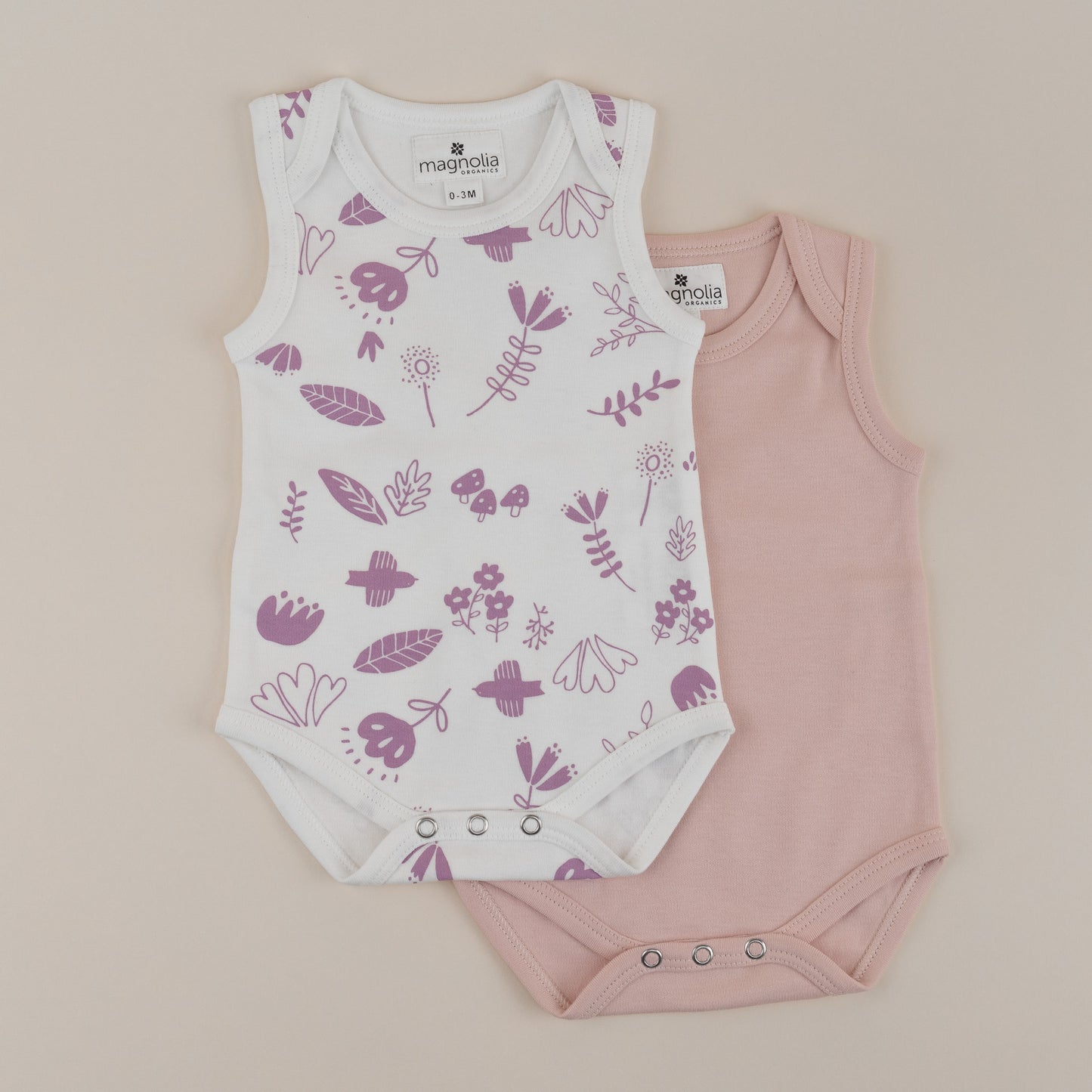 Sleeveless Organic Cotton Bodysuit