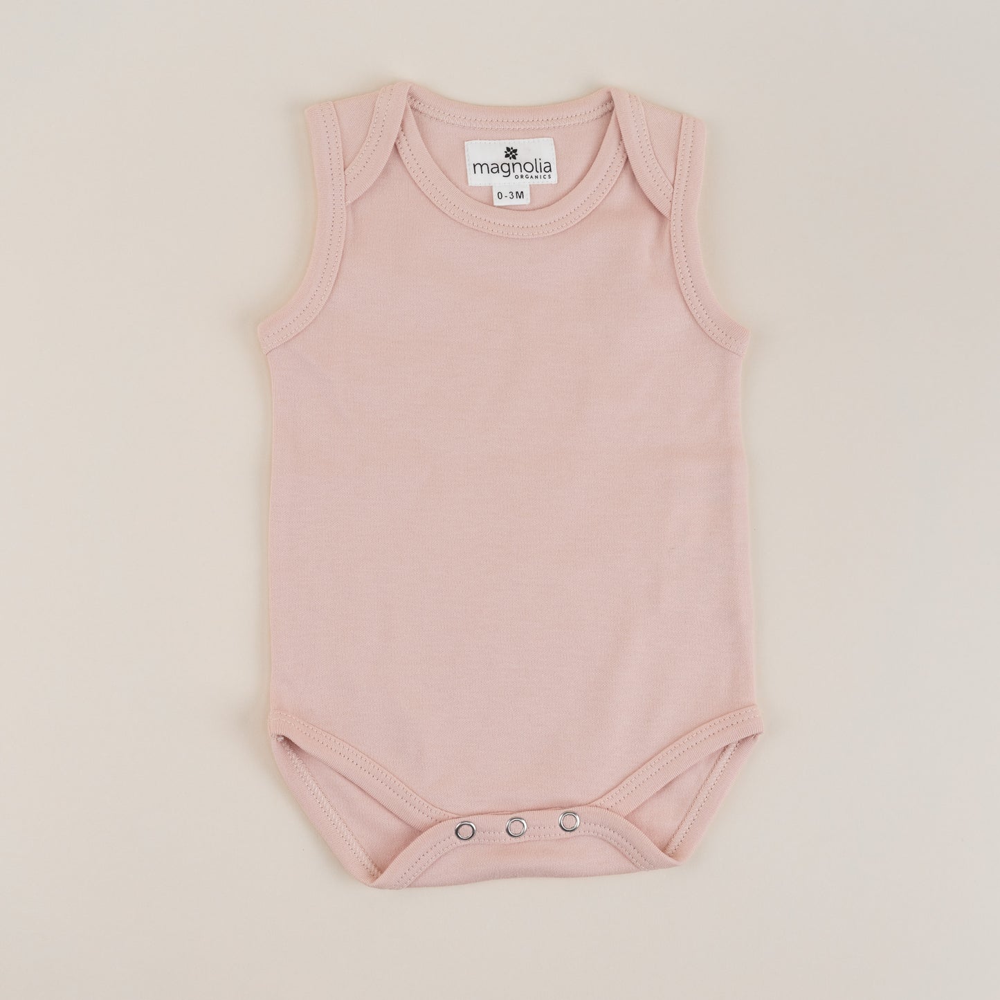 Sleeveless Organic Cotton Bodysuit