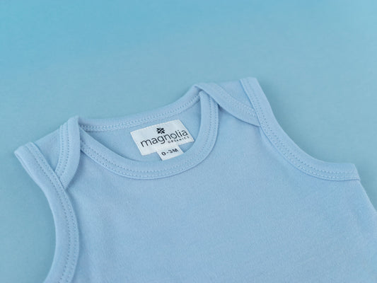 Sleeveless Organic Cotton Onesie