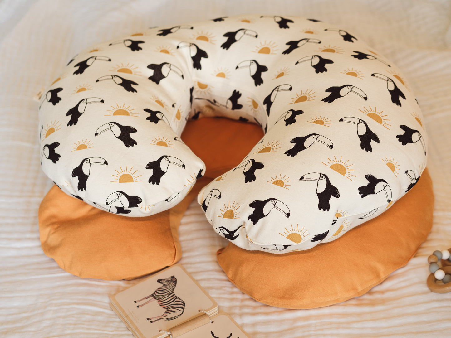 2-Pack Nursing Nest Cover - Toucan Sunrise