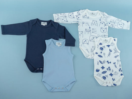 Essential Bodysuit Set - Blue Mist