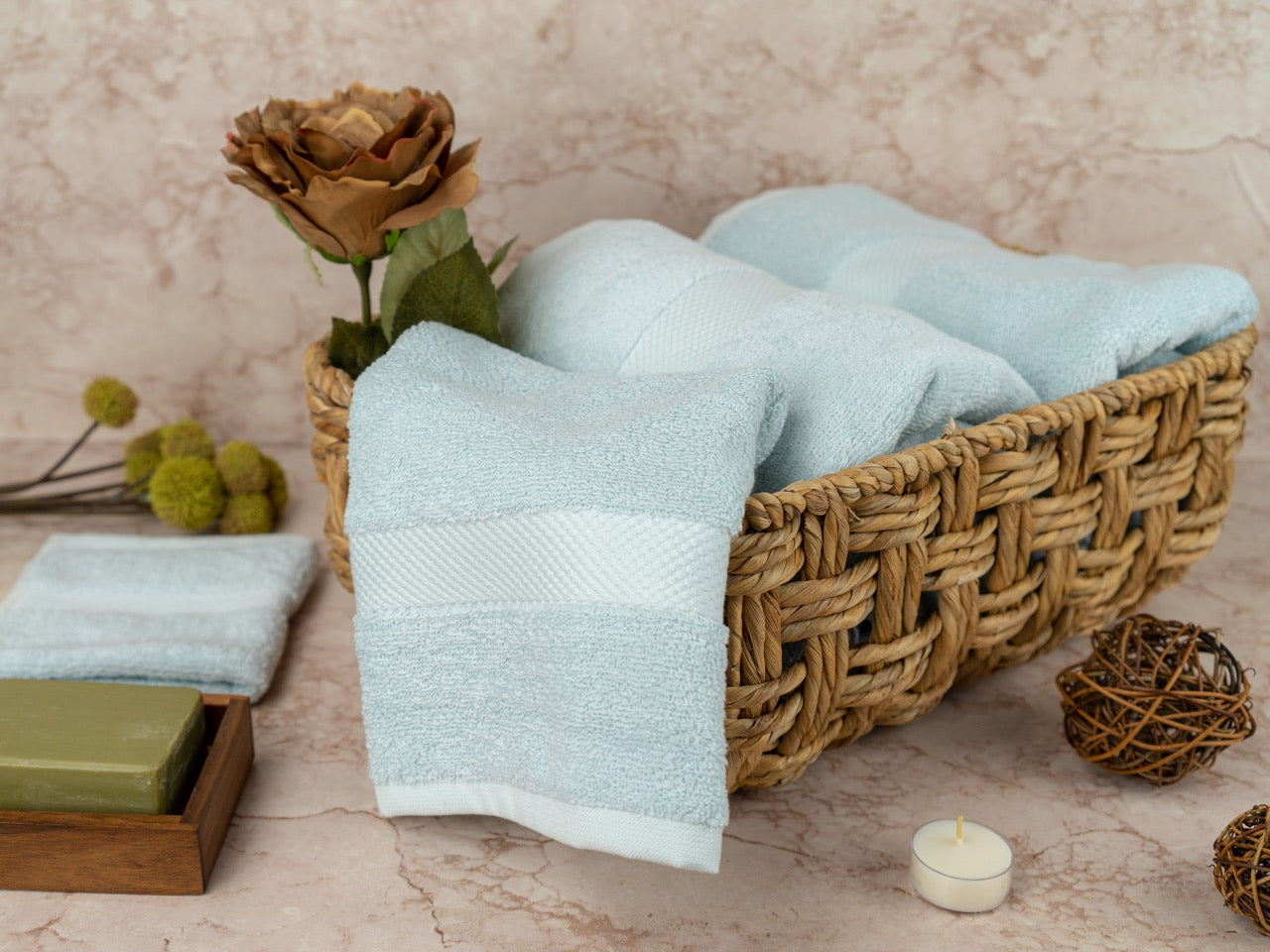 Cozy Organic Cotton Bath Towels