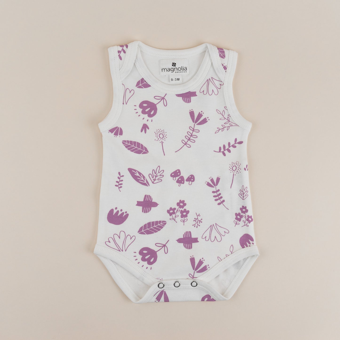 Sleeveless Bodysuit - Woodland Wonders