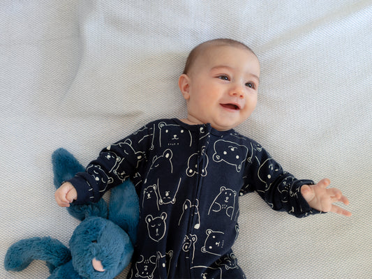 Footless Sleep N' Play - Beary Sweet