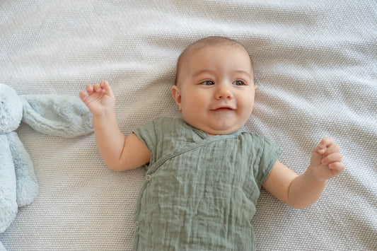 Short-sleeve Kimono Bodysuit