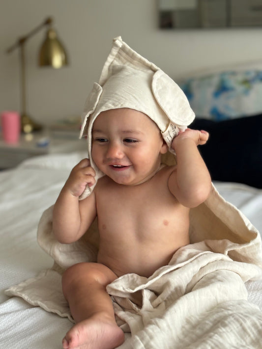 Baby Hooded Bath Towel 2pc Bundle