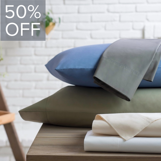 Percale Collection Pillowcase Pair