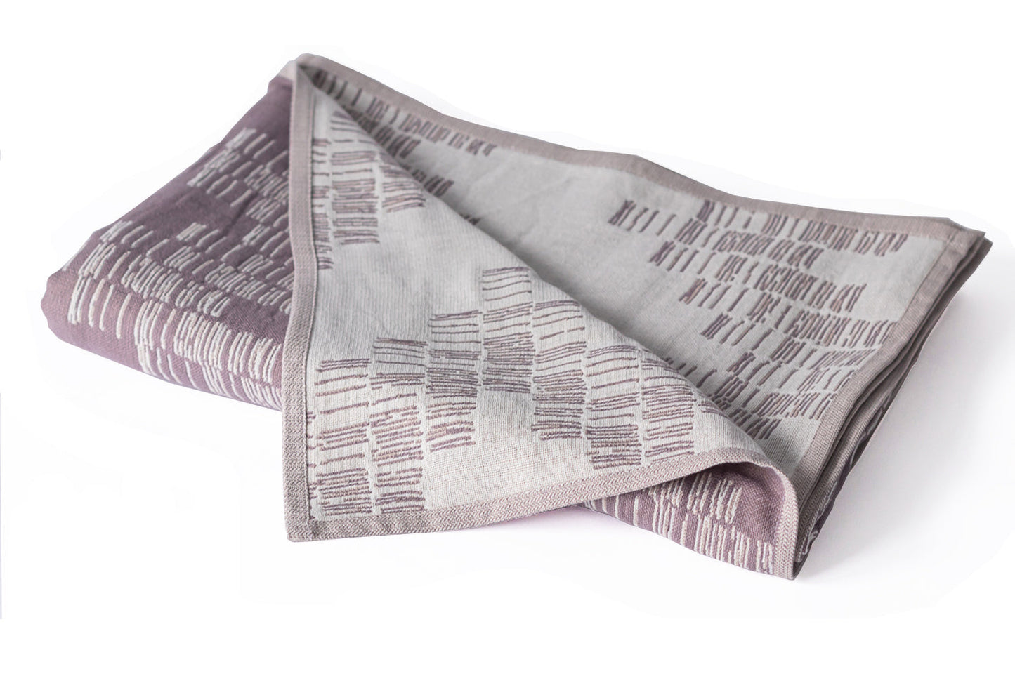 Cotton Throw/Blankets made with organically grown cotton Shoreline Taupe 1