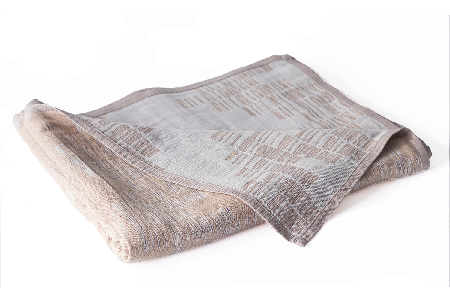 Cotton Throw/Blankets made with organically grown cotton Shoreline Fawn 1