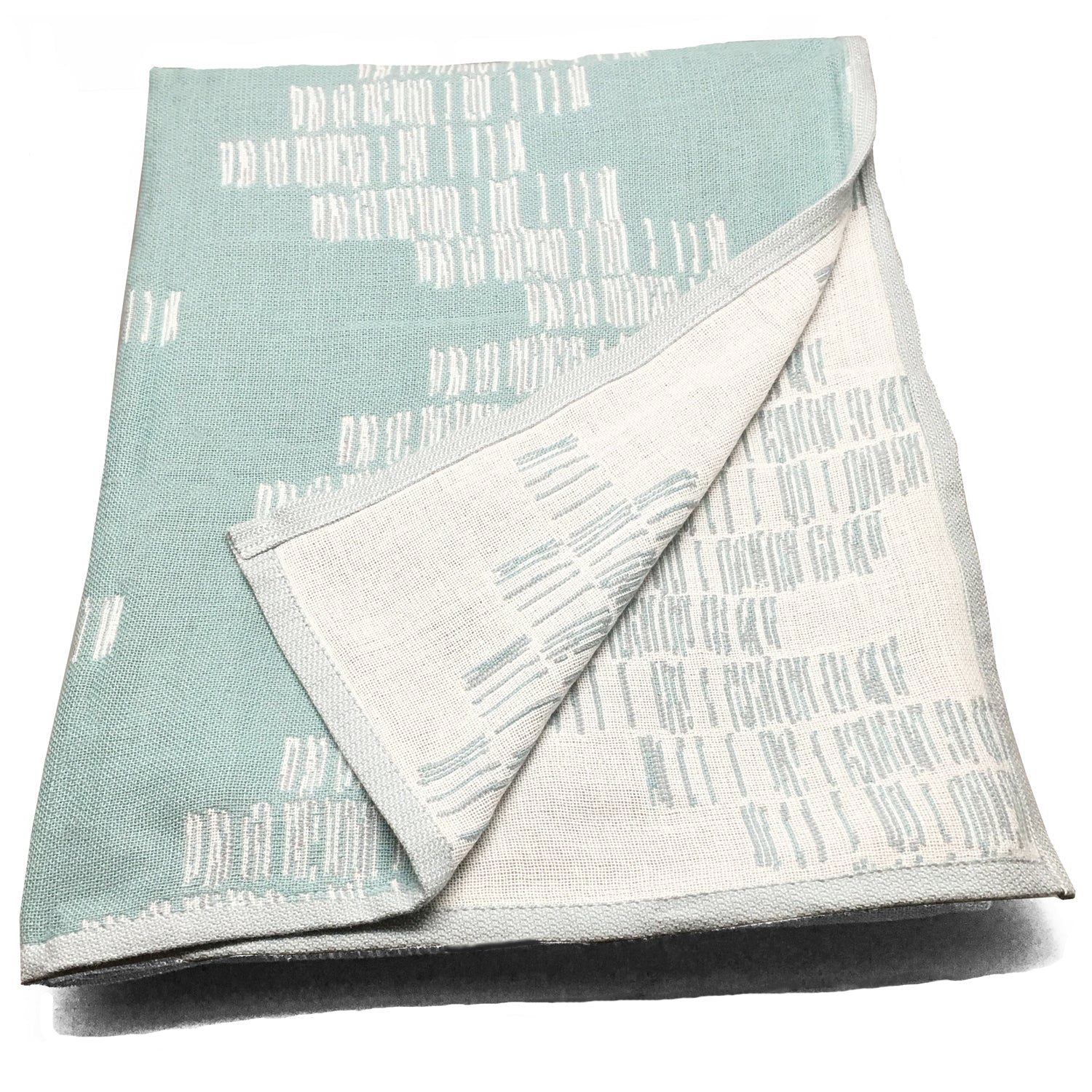 Cotton Throw/Blankets made with organically grown cotton Shoreline Sage 5