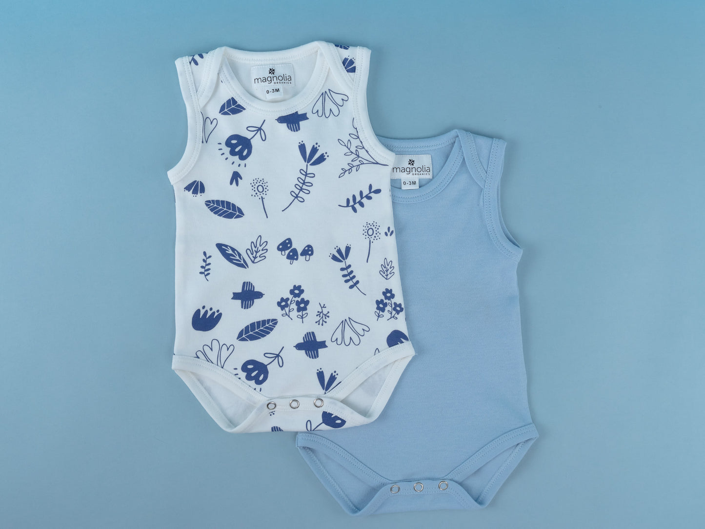 Essential Bodysuit Set - Blue Mist