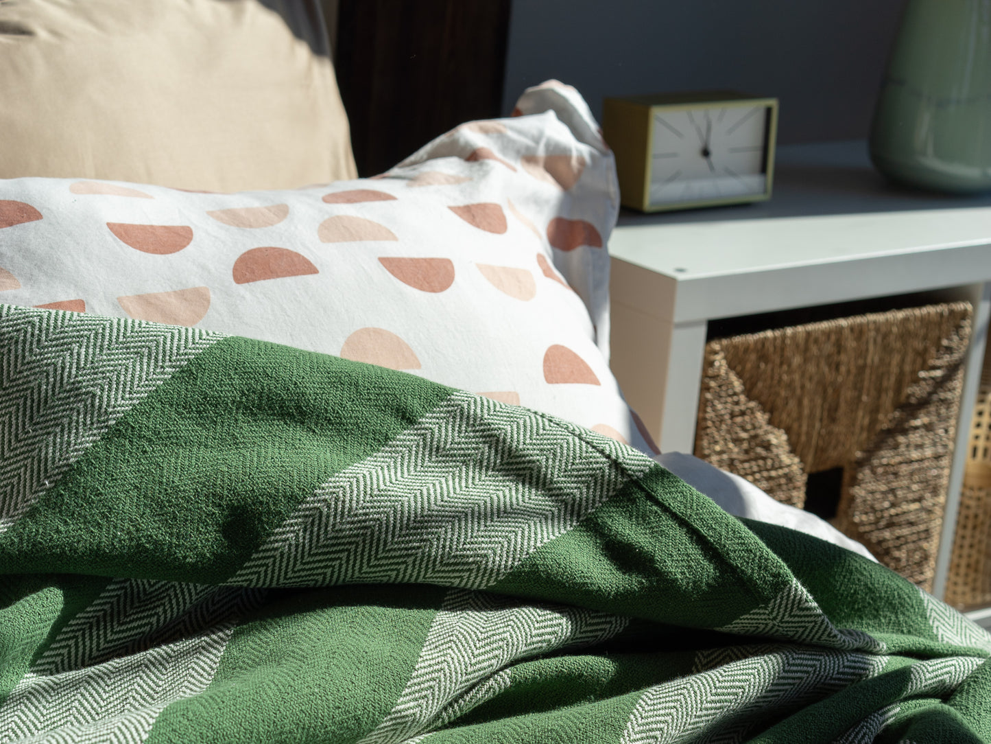 Cozy Organic Patterned Blanket - Magnolia Organics