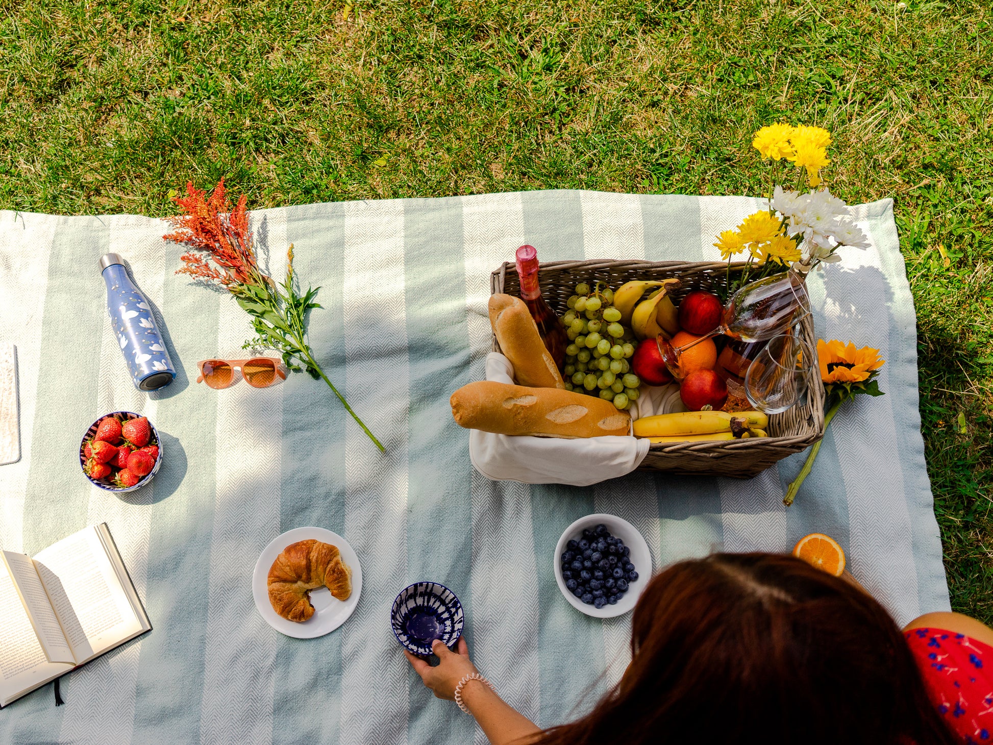 Cozy Organic Patterned Blanket - Magnolia Organics