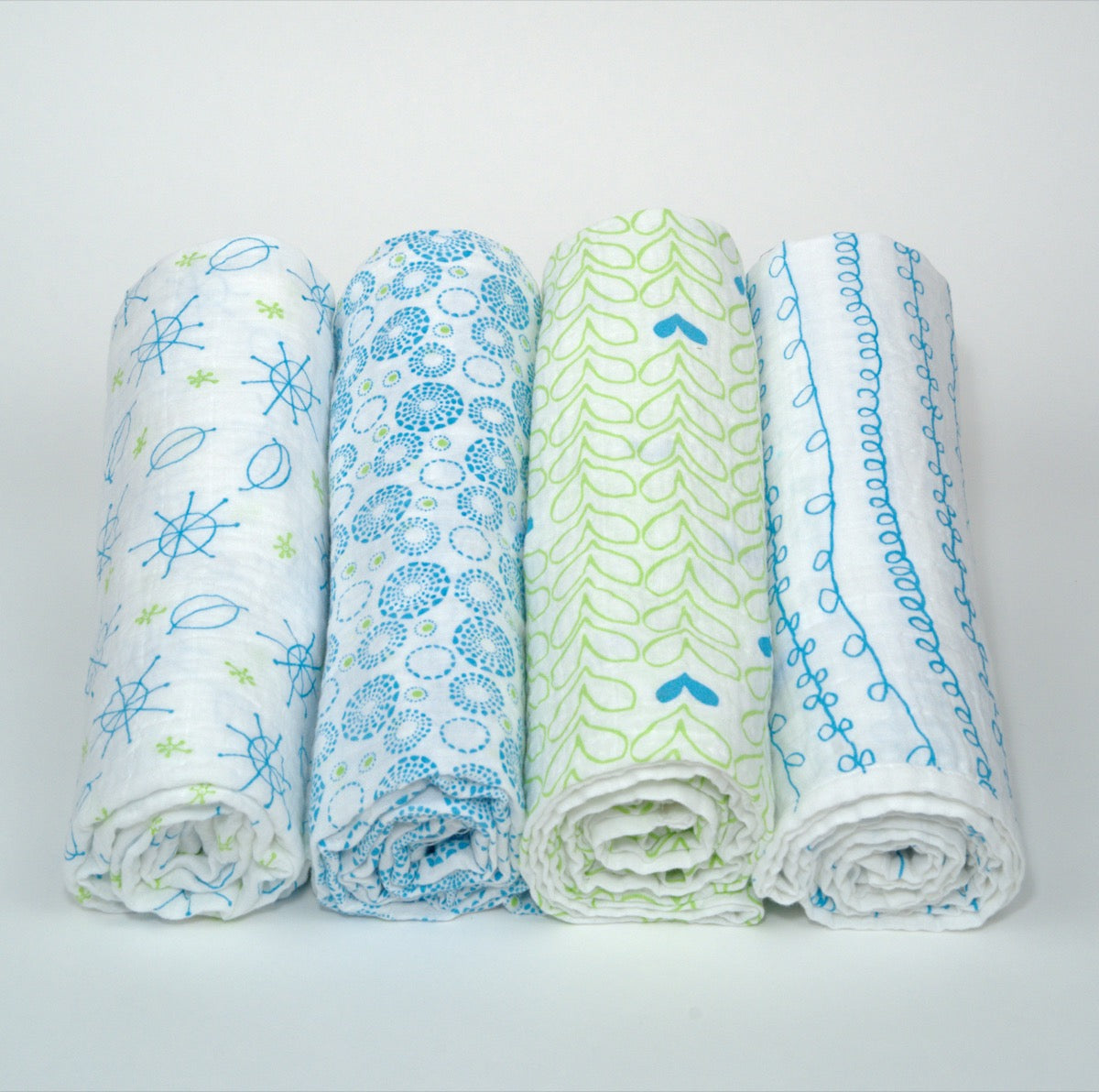 Organic Cotton Muslin Swaddle Blanket Set - Magnolia Organics