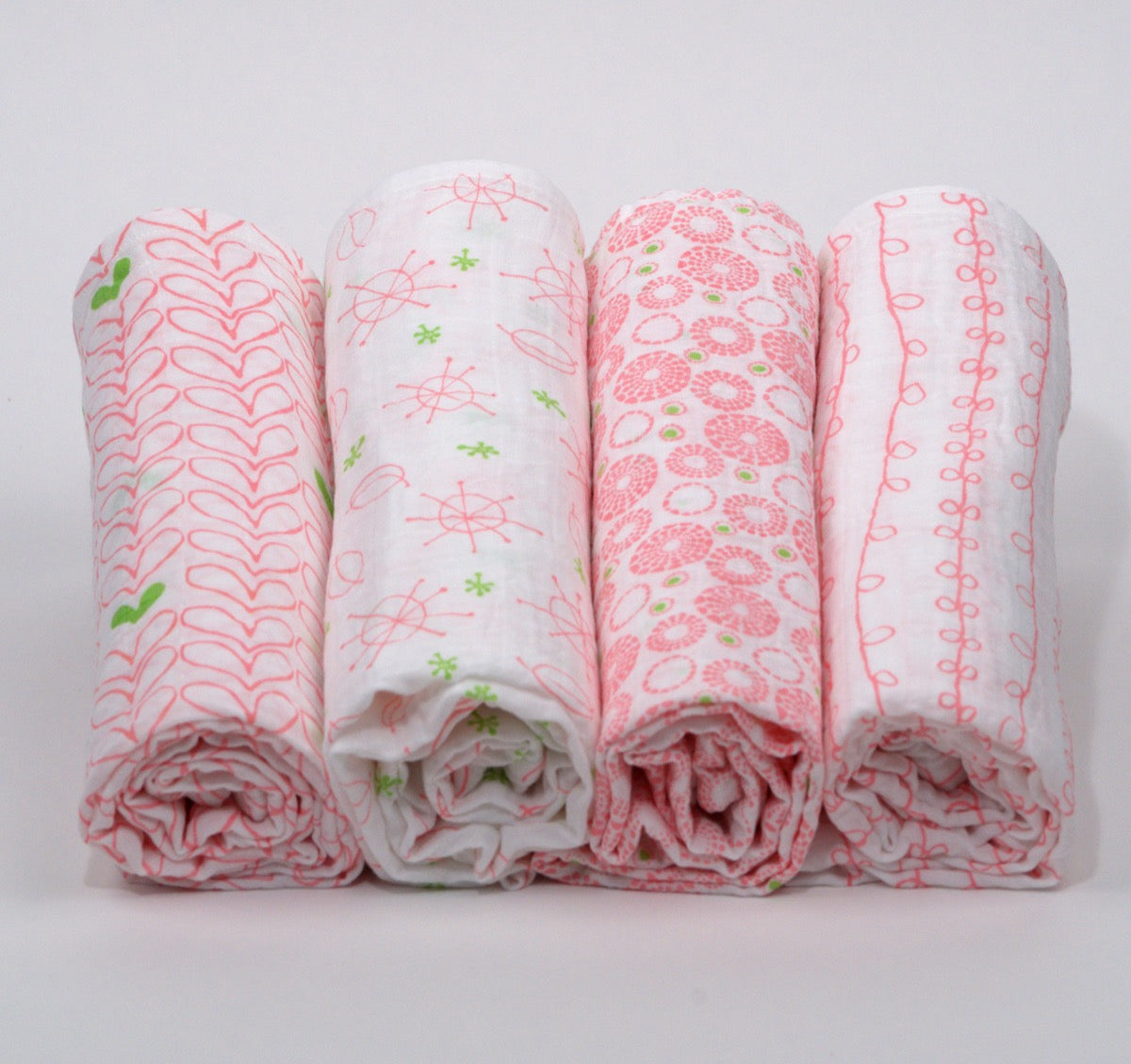 Organic Cotton Muslin Swaddle Blanket Set - Magnolia Organics