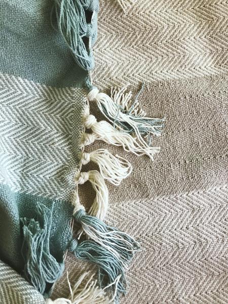 Cozy Organic Patterned Throw - Magnolia Organics