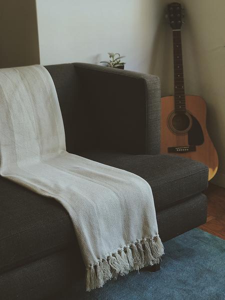 Cozy Organic Patterned Throw - Magnolia Organics